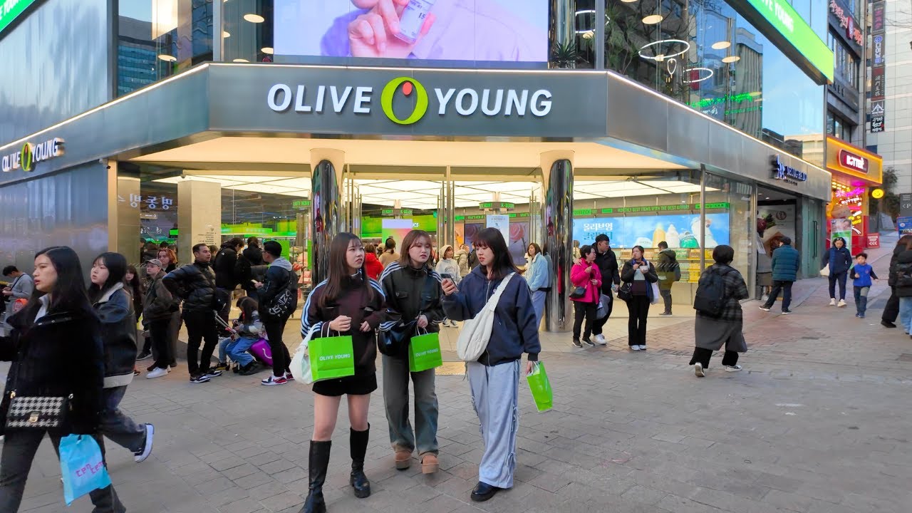 Olive Young 🇰🇷 Seoul, South Korea | 올리브영 | 2 floor Flagship Store Tour | Biggest K-Beauty Store 2024