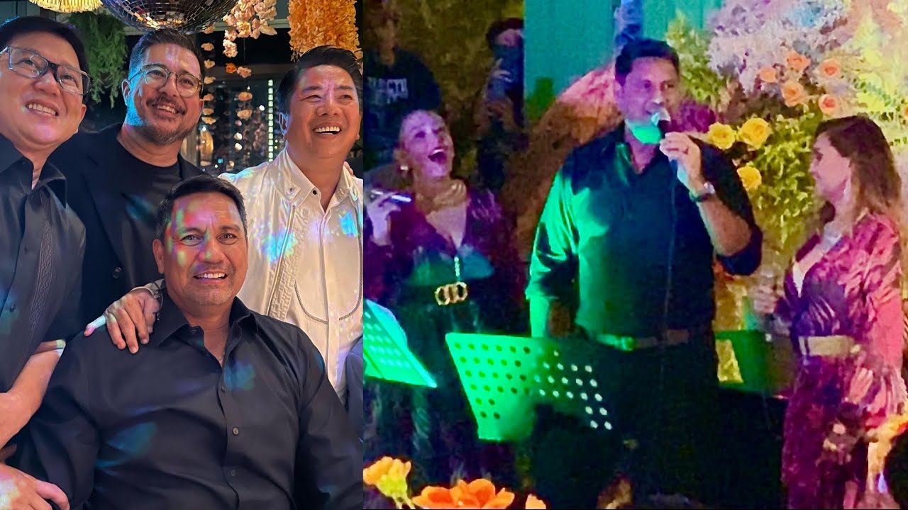 MEET RICHARD Gomez, THE SINGER! RARE MOMENT At The 70th BIRTHDAY CELEBRATION of ANNABELLE Rama!