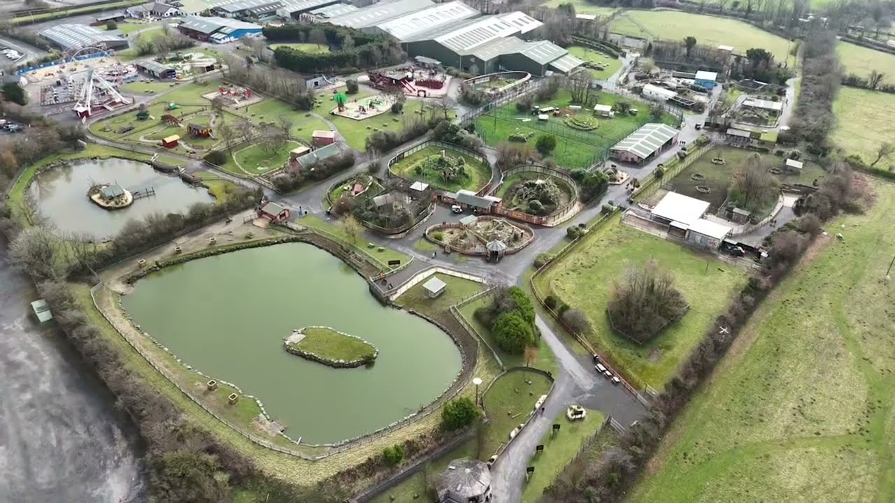 Folly Farm Adventure Park and Zoo - 4K Drone Footage
