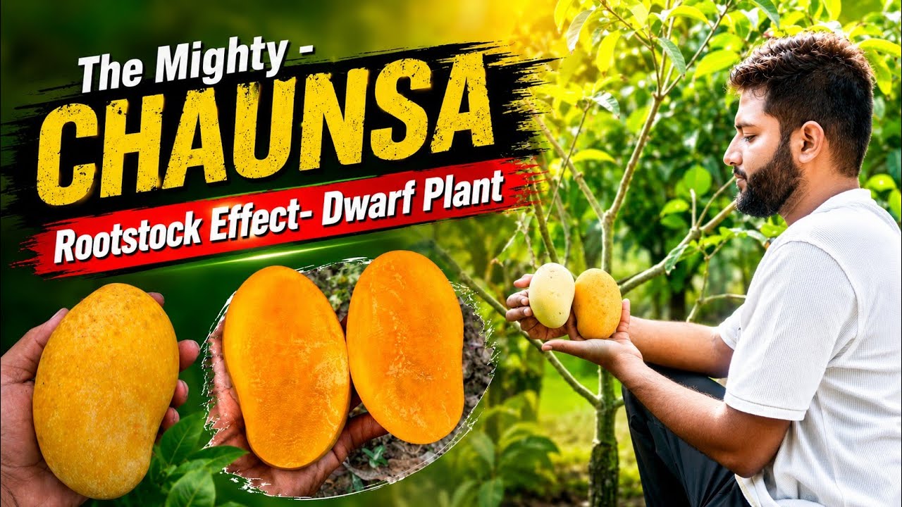 Can't Grow In Pot ?! Watch This | CHAUNSA- The Best Mango Ever | Review With Rootstock Effect 
