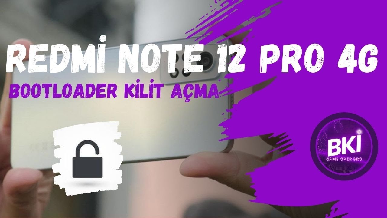 T&uuml;m xiaomi cihazları bootloader kilidi a&ccedil;ma / redmi note 12 pro 4g