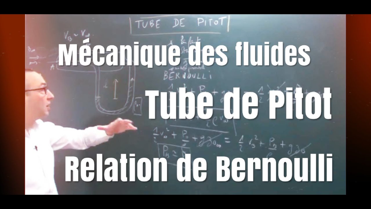 PC/PSI.  Mécanique des fluides : Tube de pitot