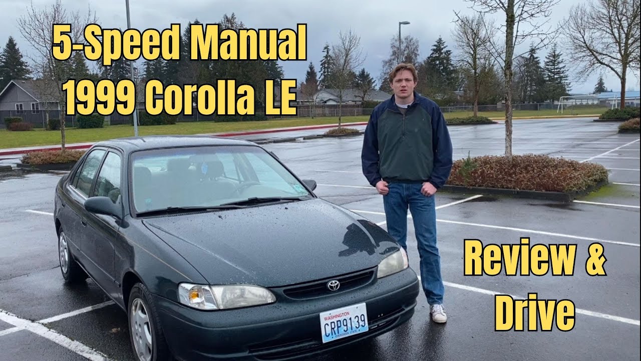 Budget Daily With a Stick - 1999 Toyota Corolla LE Full Review and Drive.
