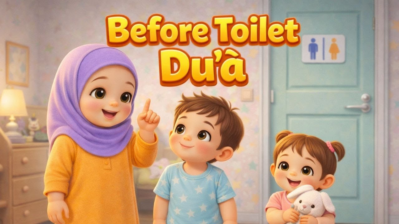 Before Toilet Dua for Kids | Islamic Dua for Children