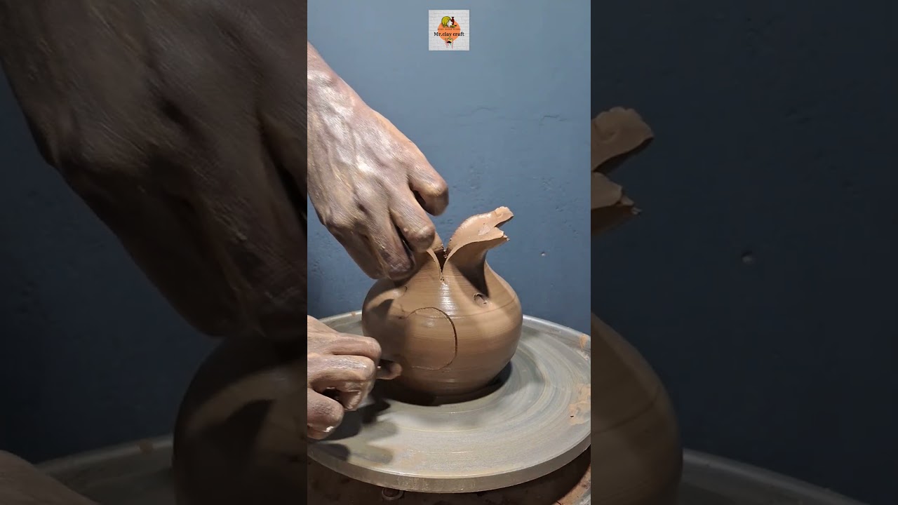 satisfying kumbam pot cutting for #pottery #satisfying #viral #trending #video
