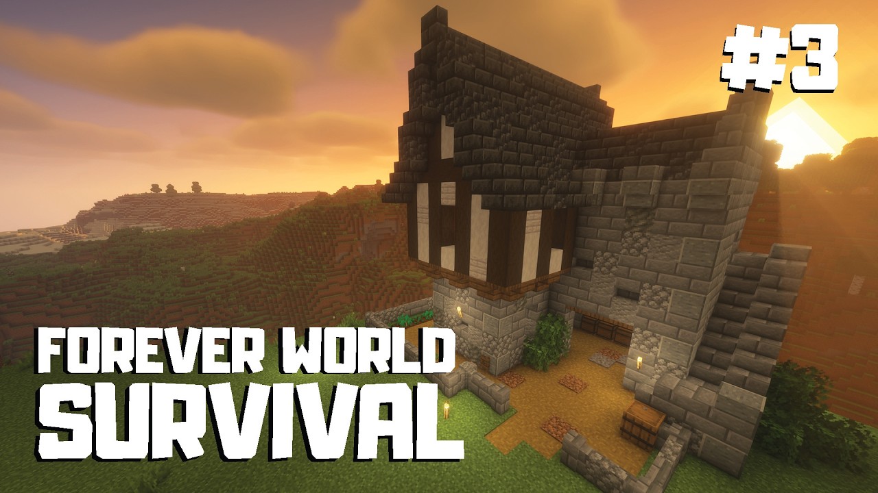 Preparing to Build a Village | Minecraft Survival Forever World