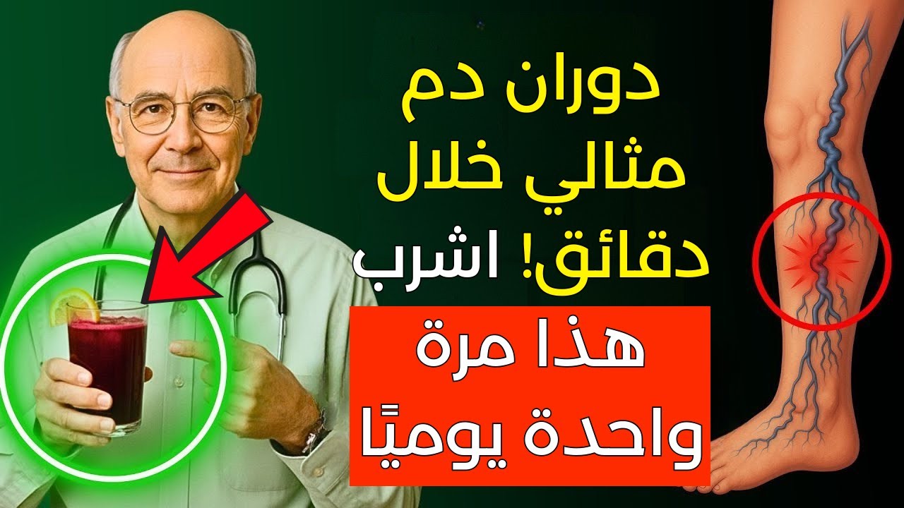 كبار السن: بدون هذا المشروب ستستمر سوء الدورة الدموية في ساقيك في التفاقم!