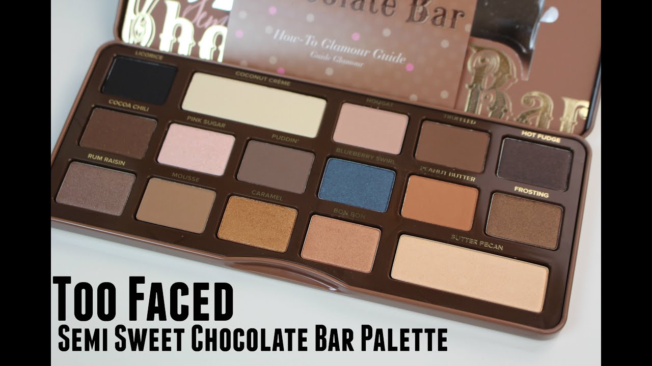 Too Faced Semi Sweet Chocolate Bar Palette Review | Bailey B.