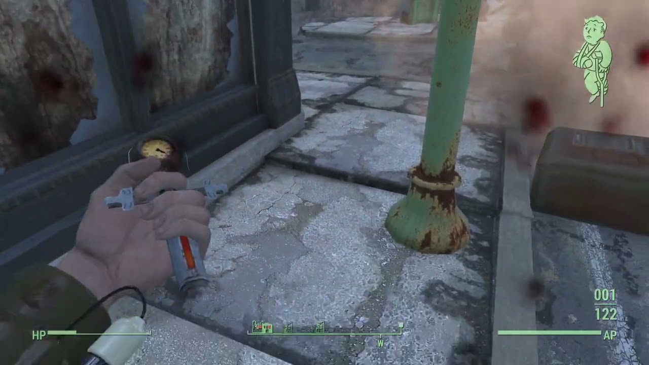 Fallout 4 | Bullet Fights with Raiders and Zombies in Haymarket Mall