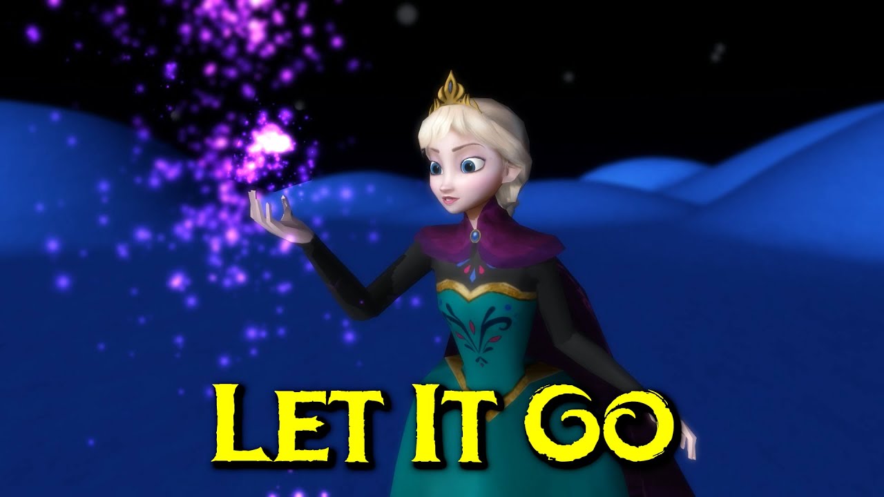 MMD Frozen “Let It Go” with Elsa – Idina Menzel animated meme song Disney 2 II