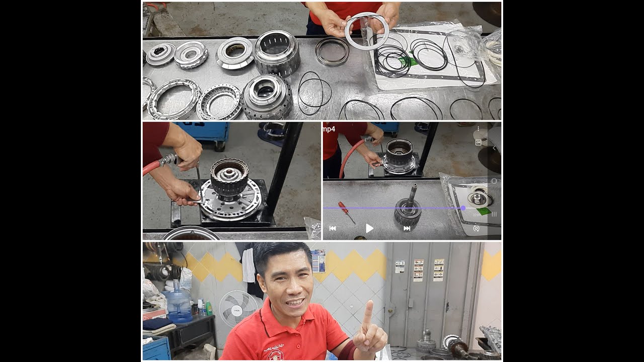 Part3:Dis Assemble A750f Transmission/Puting New O-Rings and Check Hydraulic Pressure///Tagalog