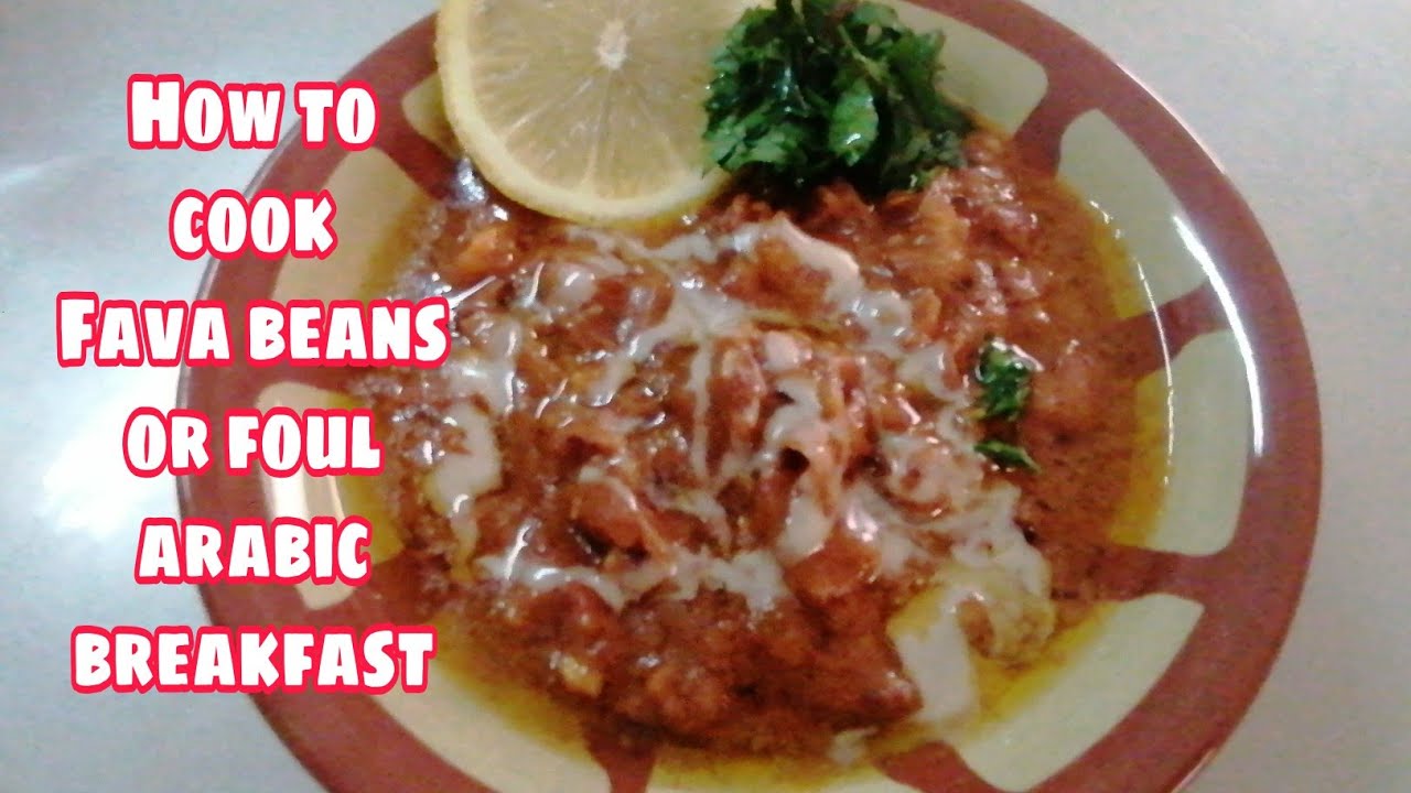How to cook Fava beans or foul|| Arabic  breakfast