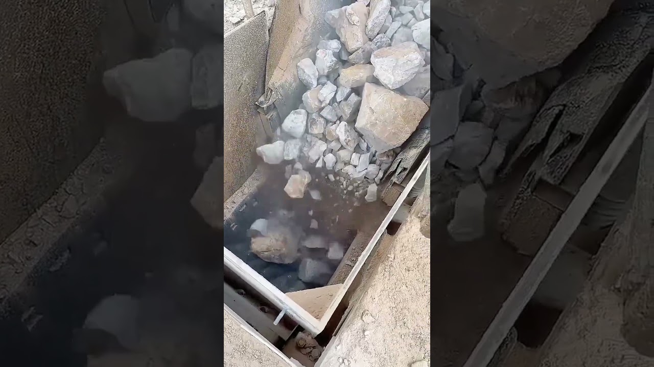 amazing stone jaw crusher working crush rock #jawcrusher #stonecrusher #rockcrusher