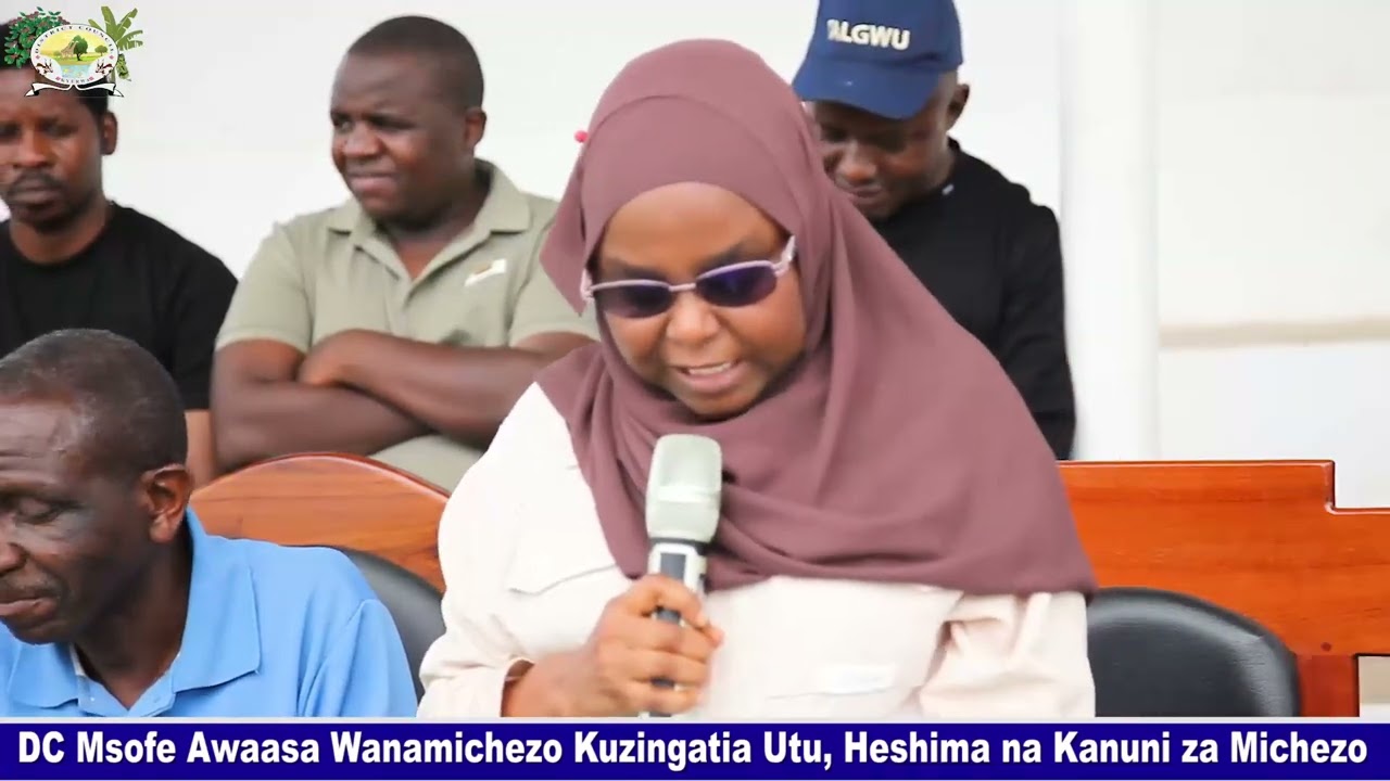 DC MSOFE AWAASA WANAMICHEZO KUZINGATIA UTU, HESHIMA NA KANUNI ZA MICHEZO