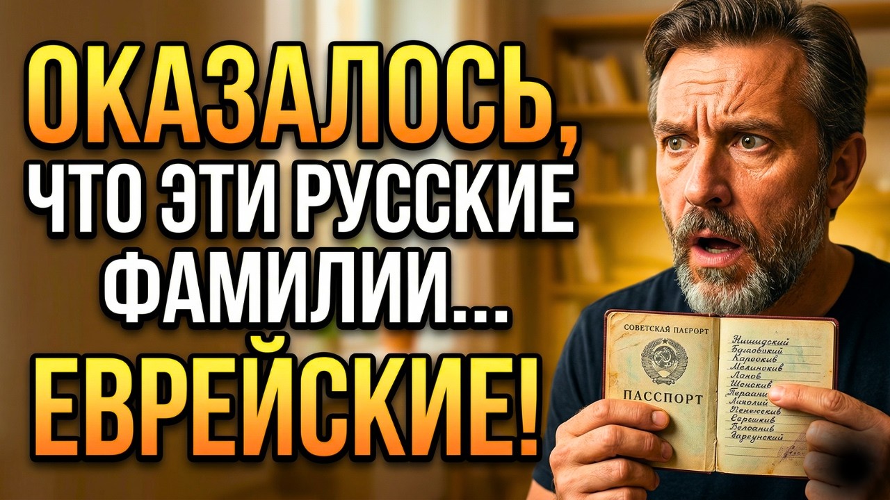 ПРОВЕРЬ СЕБЯ: твоя фамилия может быть еврейской &mdash; вот как это определить&hellip;