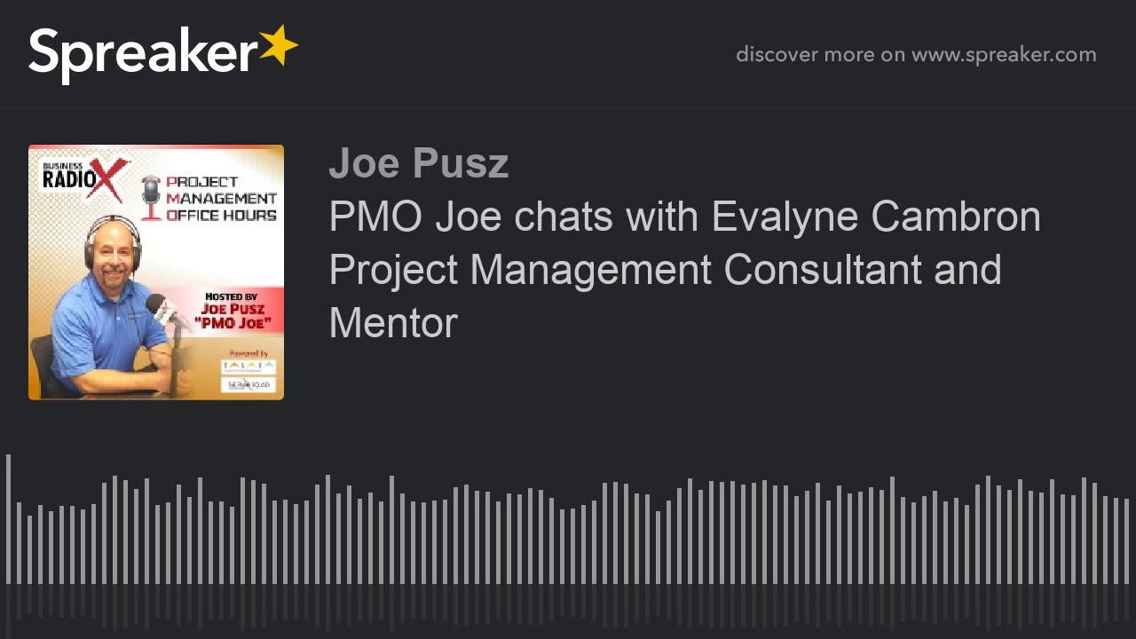 PMO Joe chats with Evalyne Cambron Project Management Consultant and Mentor