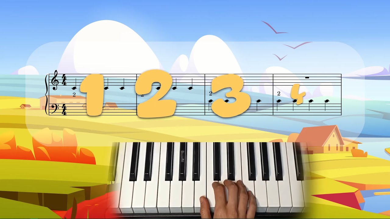 Primera Lección de Piano para Niños (play-along) - 