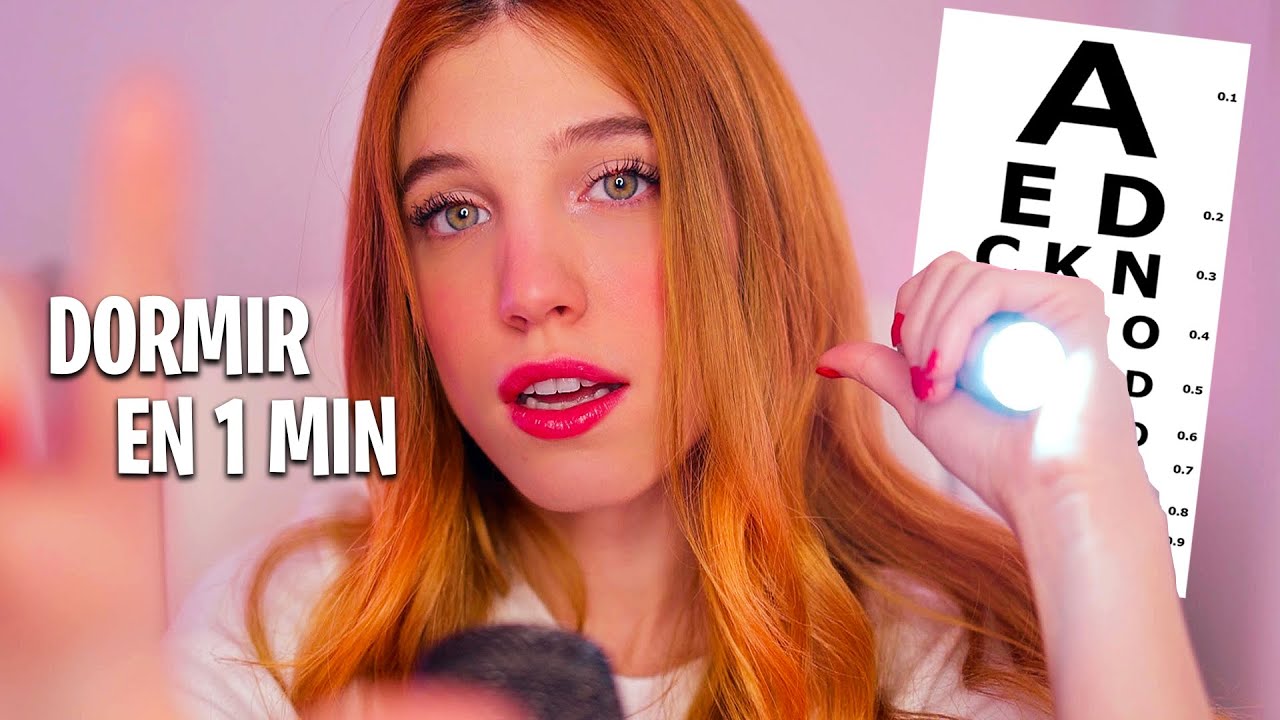 ASMR EXAMEN NERVIOS CRANEALES en 1 MINUTO 💉 ROLEPLAY M&Eacute;DICO en ESPA&Ntilde;OL (Chequeo r&aacute;pido para dormir)