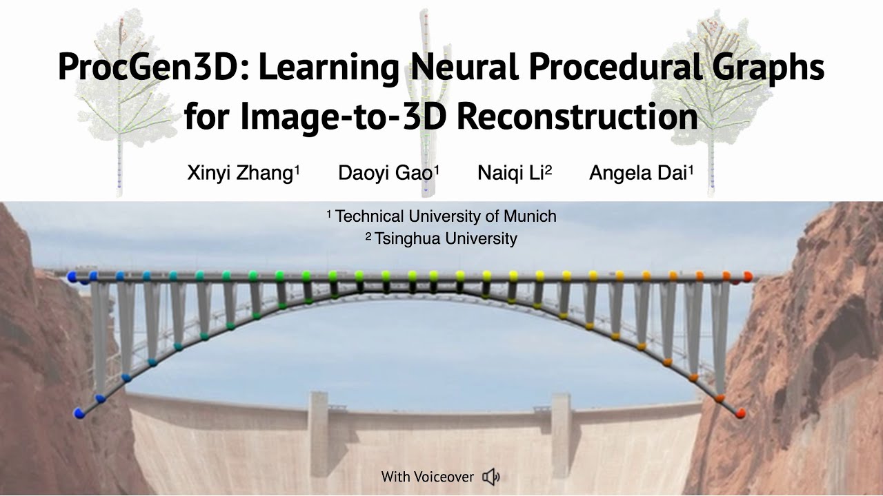 ProcGen3D: Learning Neural Procedural Graphs for Image-to-3D Reconstruction