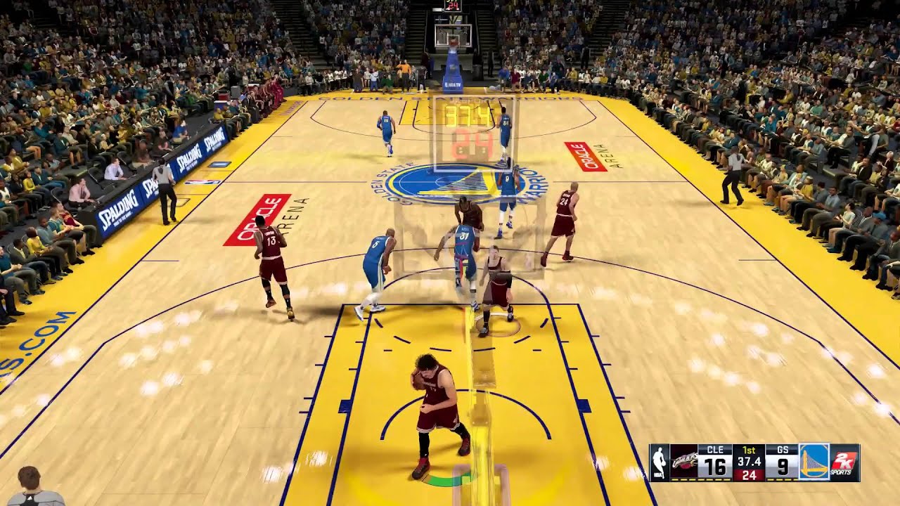 NBA 2K16 Gameplay Cavs vs Warriors (PS4) 60FPS