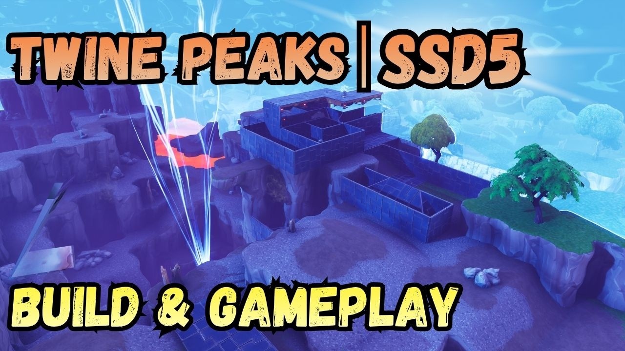 Постройка и геймплей на карте Twine Peaks SSD 5 (защита от штормового щита 5-го уровня) | Fortnit...