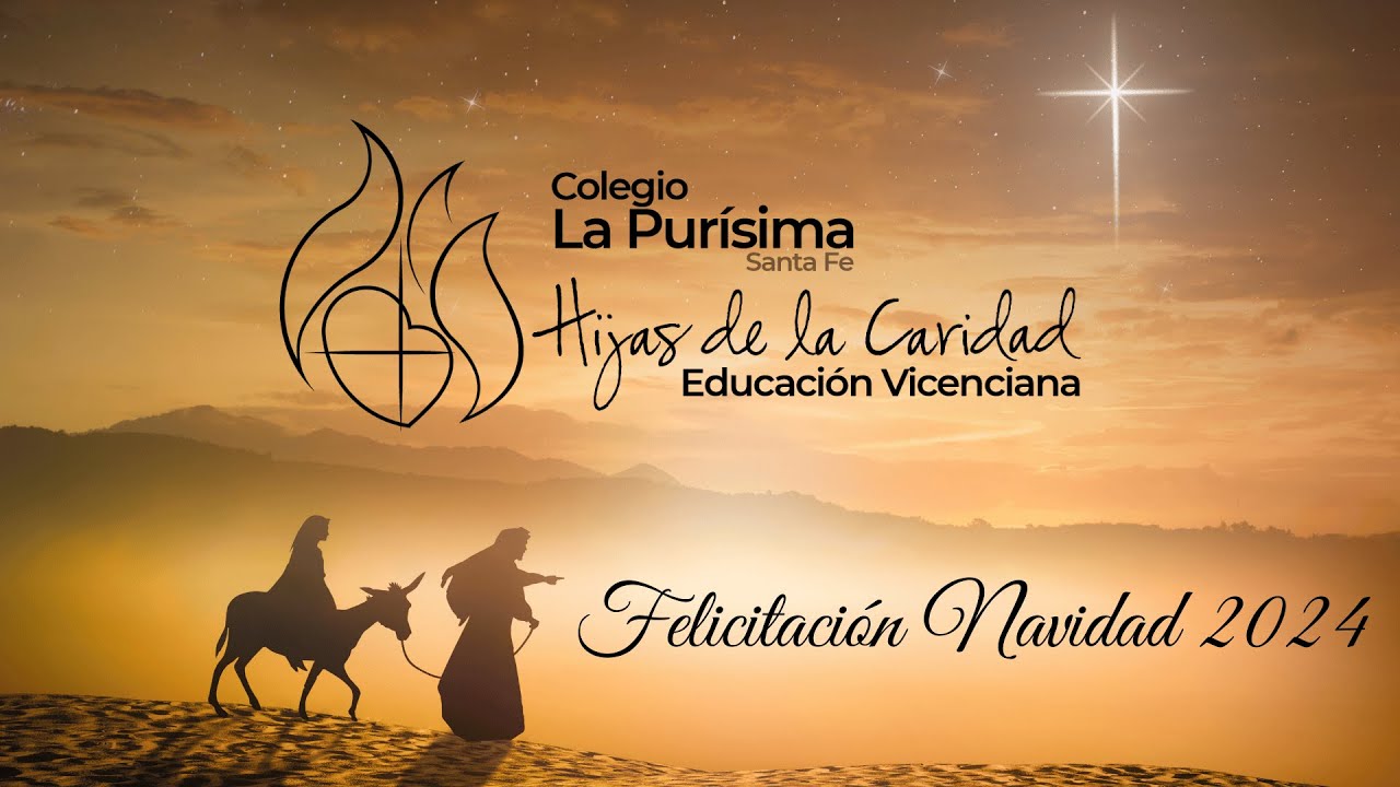 Felicitación navideña a las familias de secundaria del curso 2024 en colegio La Purísima de Santa Fe