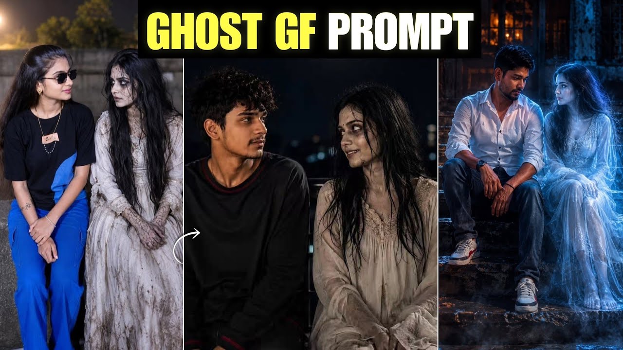 bhoot wala ai photo kaise banaen | Trending Ghost gf ai photo editing | viral ghost gf photo prompt