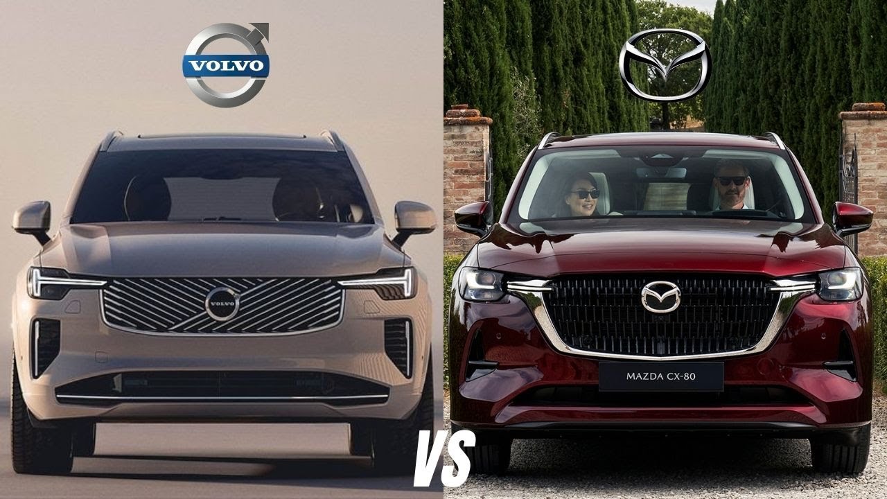 Volvo XC90 против Mazda CX-80 2025 года — сравнение роскошных внедорожников | Какой выбор лучше д...