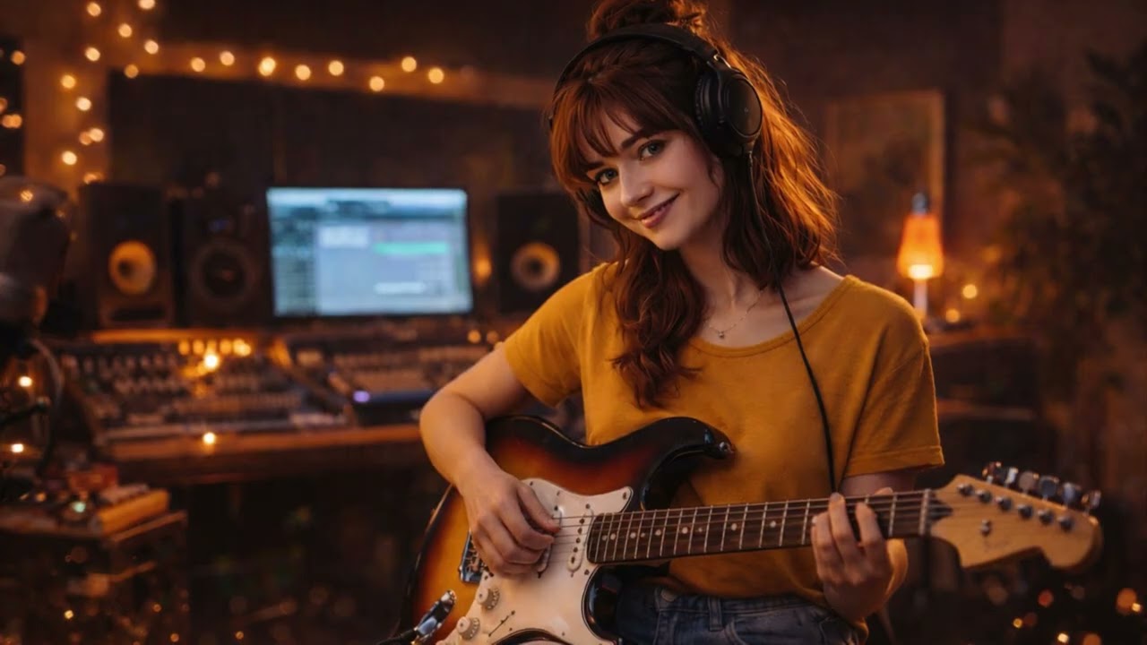 Upbeat Chill Electric Guitar | Background Focus Lo-Fi | 44 Minutes