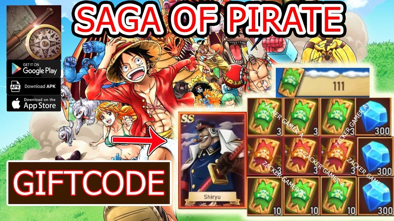 Saga of Pirate & 23 Giftcodes - Free SS & 110 Summon | Saga of Pirate All Gift Codes