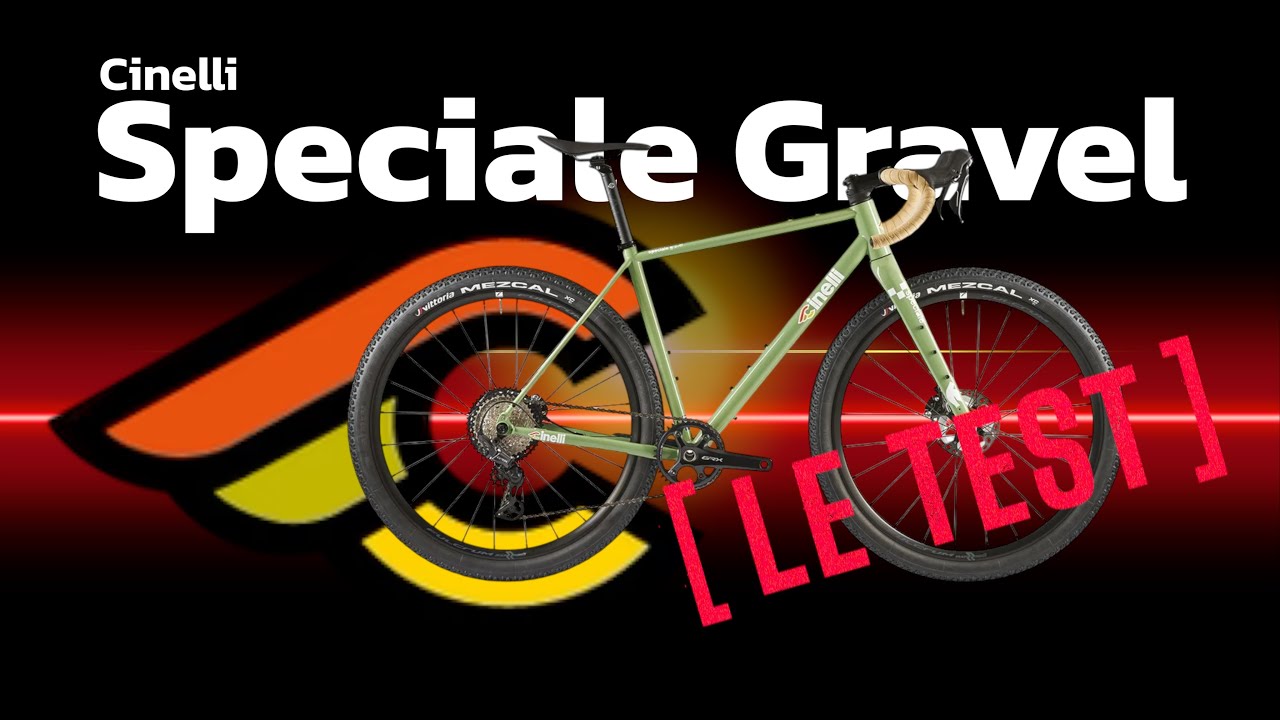 Test du vélo Monster Gravel Cinelli Speciale Gravel. #cinelli