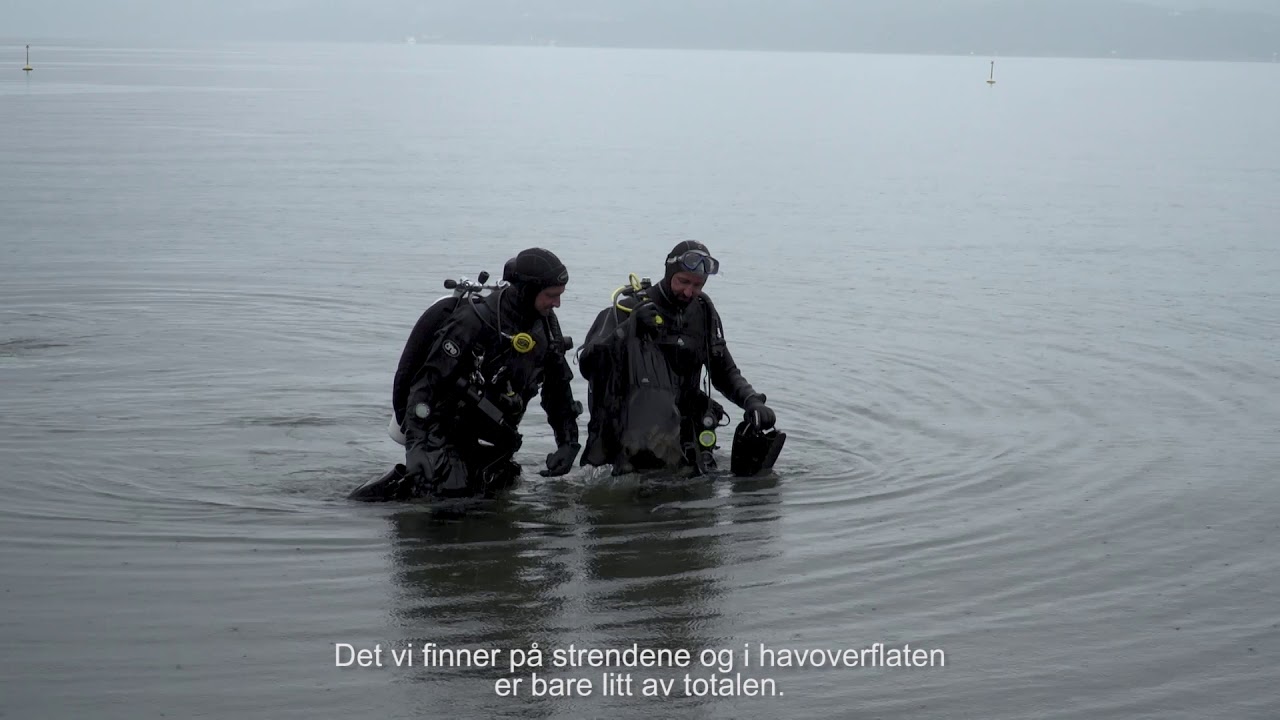 Kronprinsen dykker etter plast