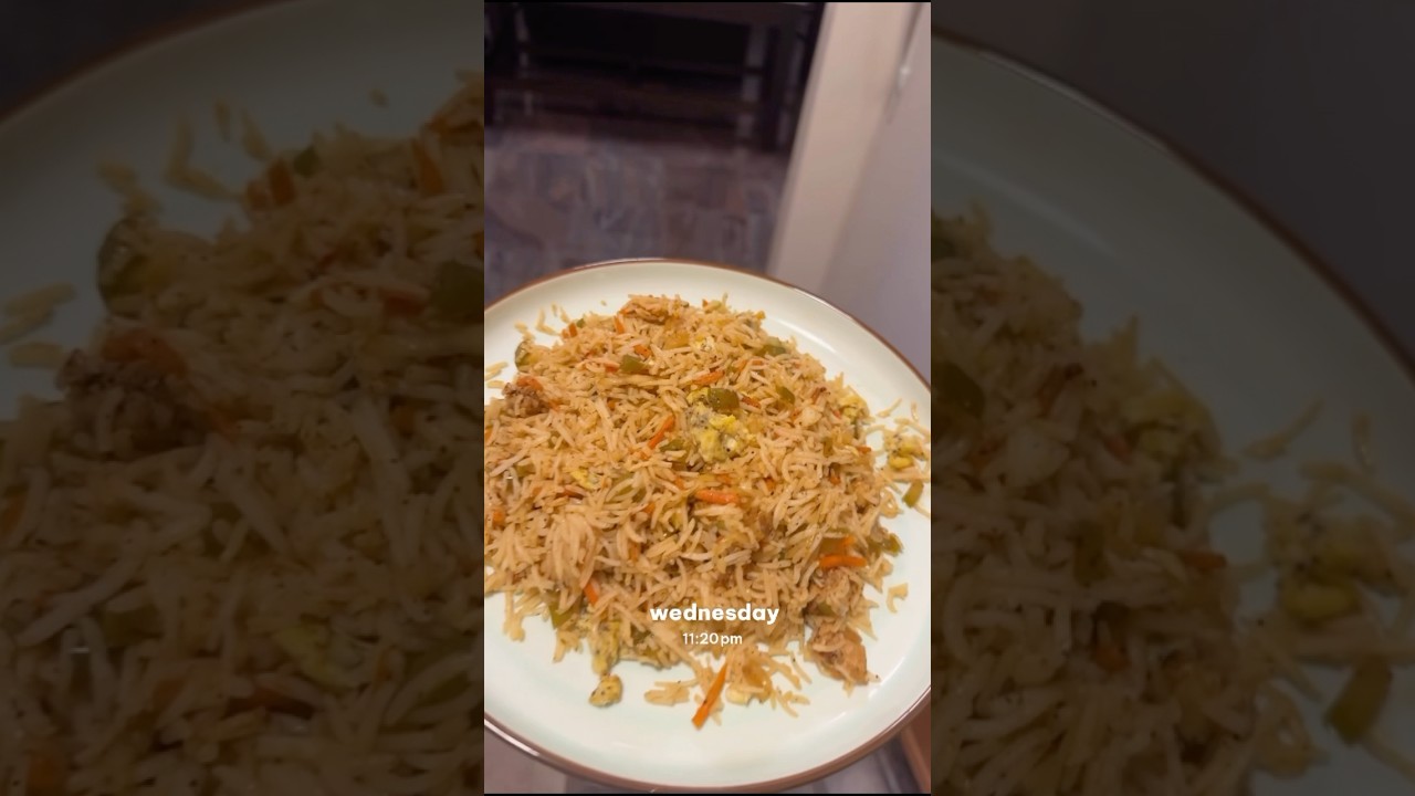 Pakistani style spicy chicken fried rice | easy and simple recipe #foodblogger #recipe