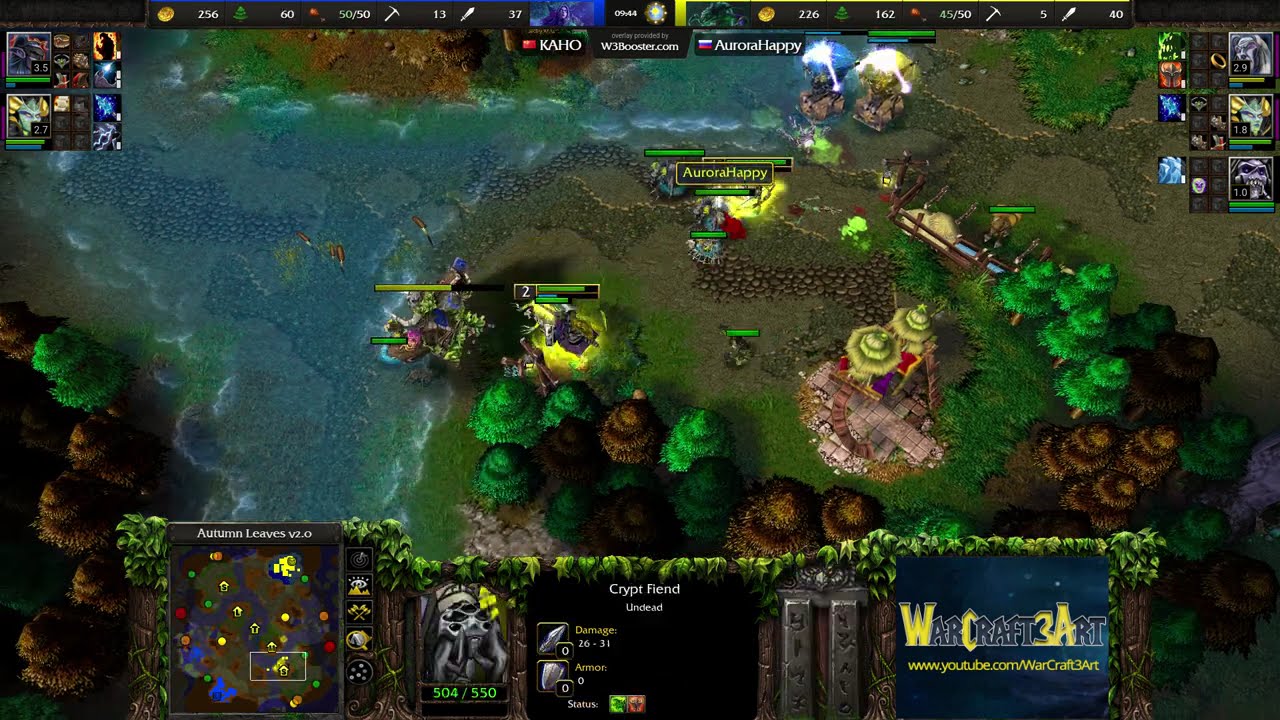 Happy(UD) vs Kaho(NE) - Warcraft 3: Classic - RN8147