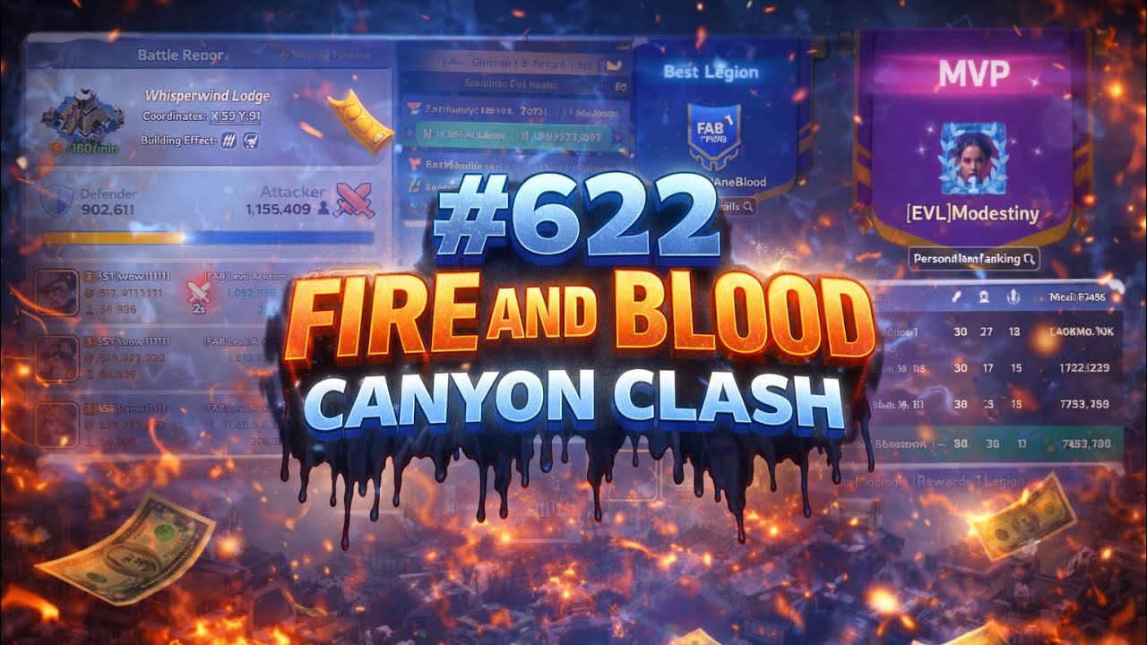 [FAB]FireAndBlood Canyon Clash #622 Whiteout Survival 