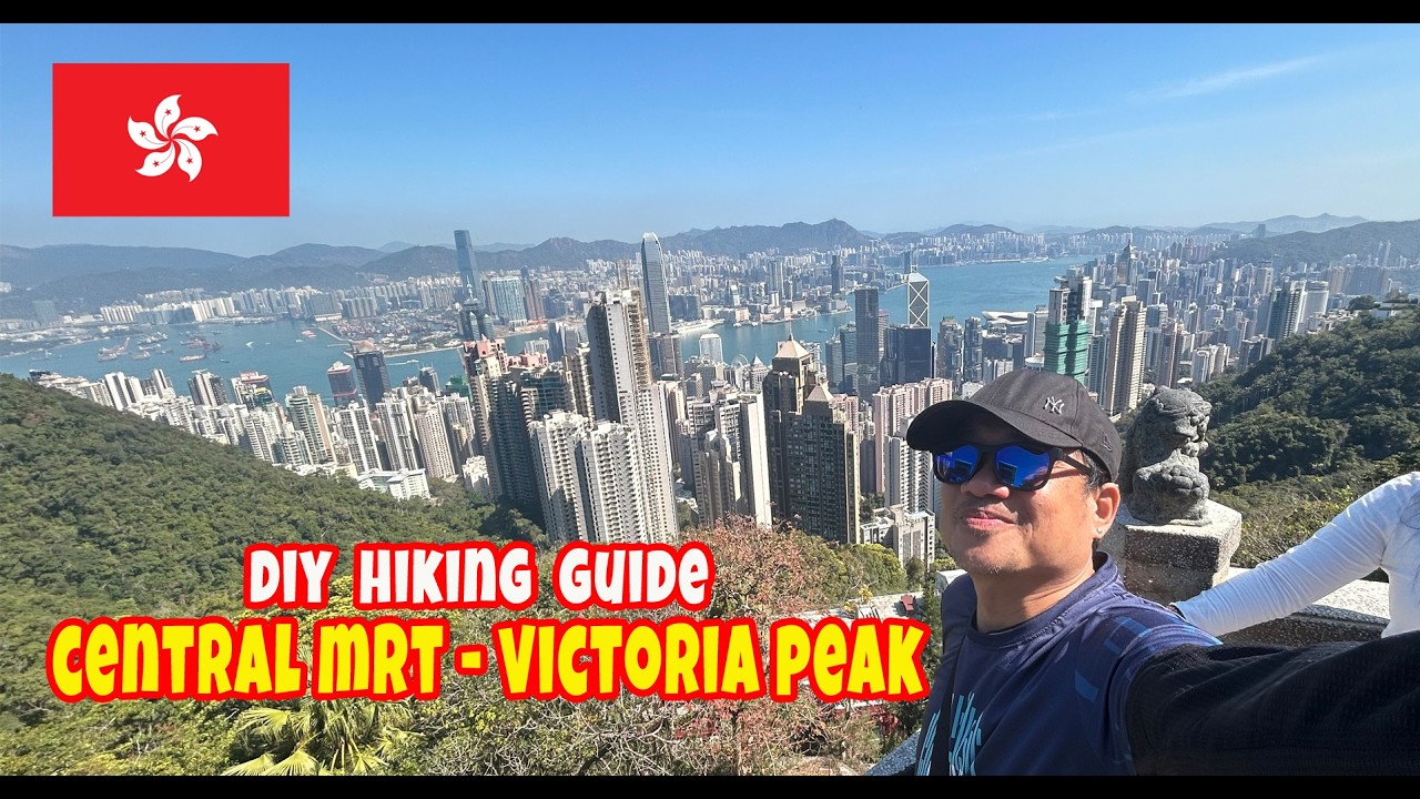 CHEAPEST Way to Victoria Peak! 🇭🇰 DIY Hike from Central MTR Station via Lung Fu Shan Trail