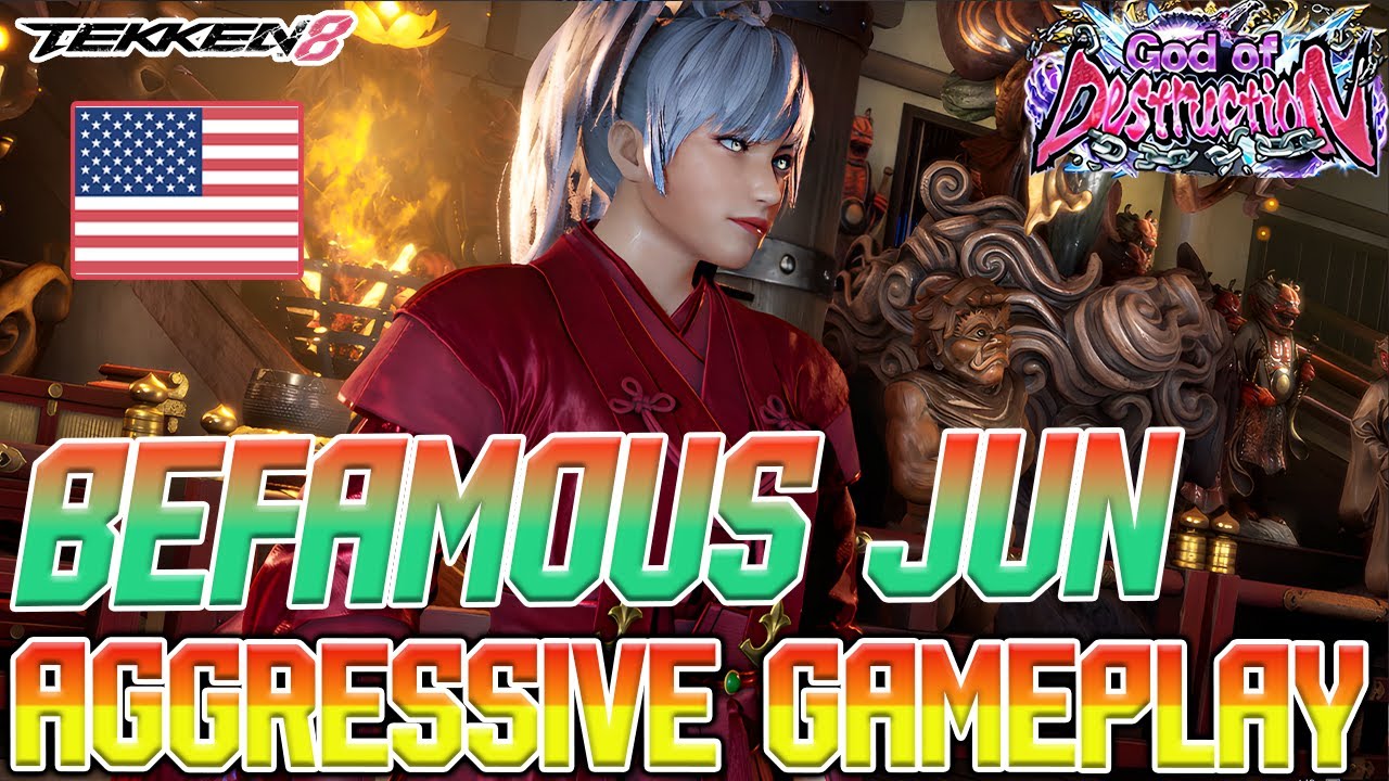 Tekken 8  ▰  Befamous Jun Kazama Aggressive gameplay!