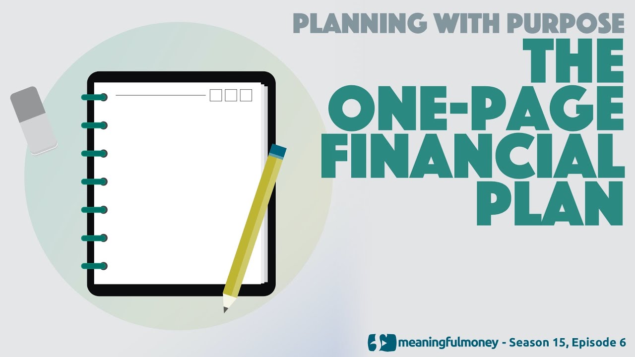 The One-Page Financial Plan