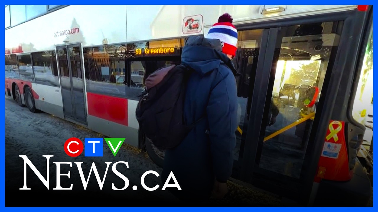 CTV News rides OC Transpo with commuters during tough commute