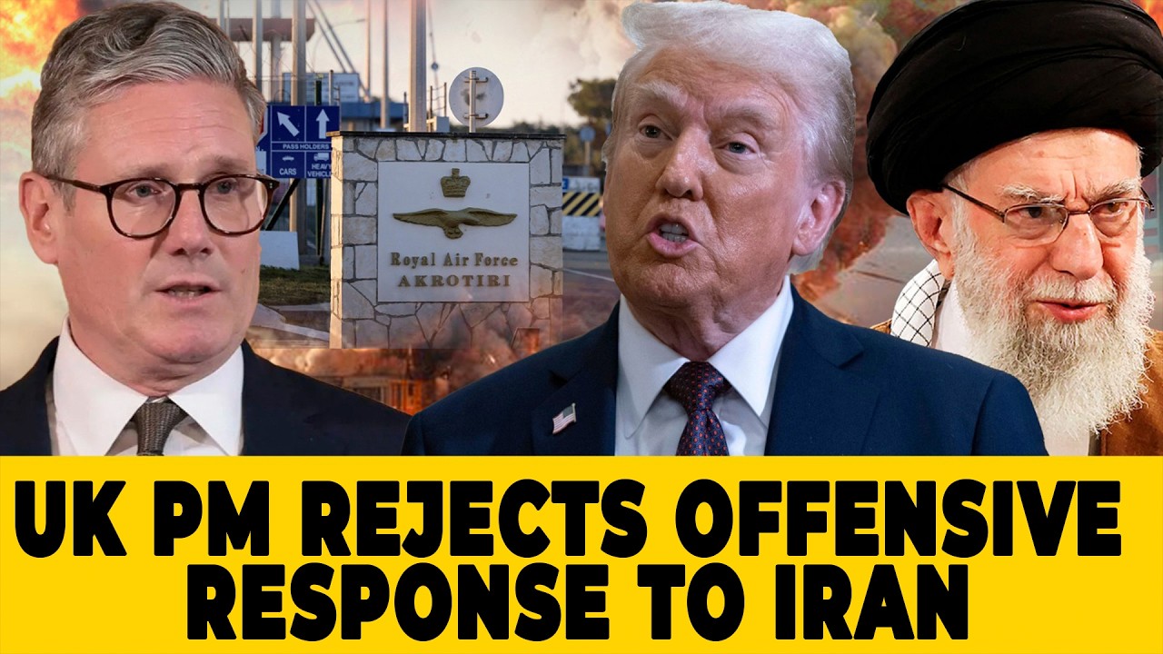 STARMER SAYS NO TO OFFENSIVE ACTS AFTER IRAN HITS UK BASE