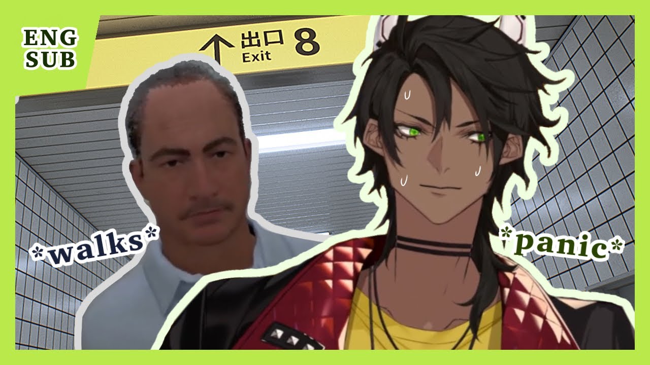 Oga vs Old man in Exit 8 [HOLOSTARS EngSub]