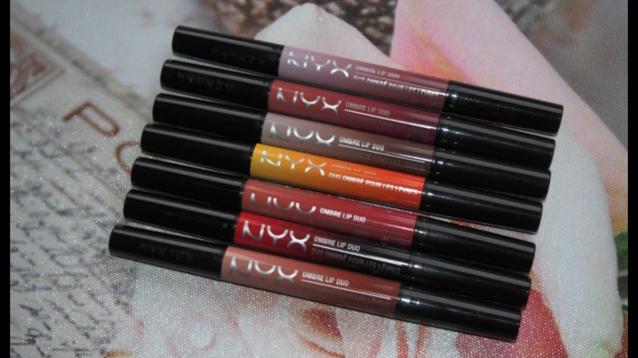 Montage Vidéo Kizoa: Nyx Ombre lips/swatches...