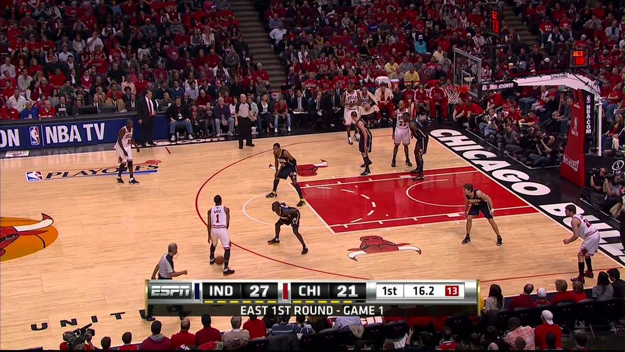 04.07.2011 - D-Rose vs Indiana Pacers / 2011 Playoffs GM1