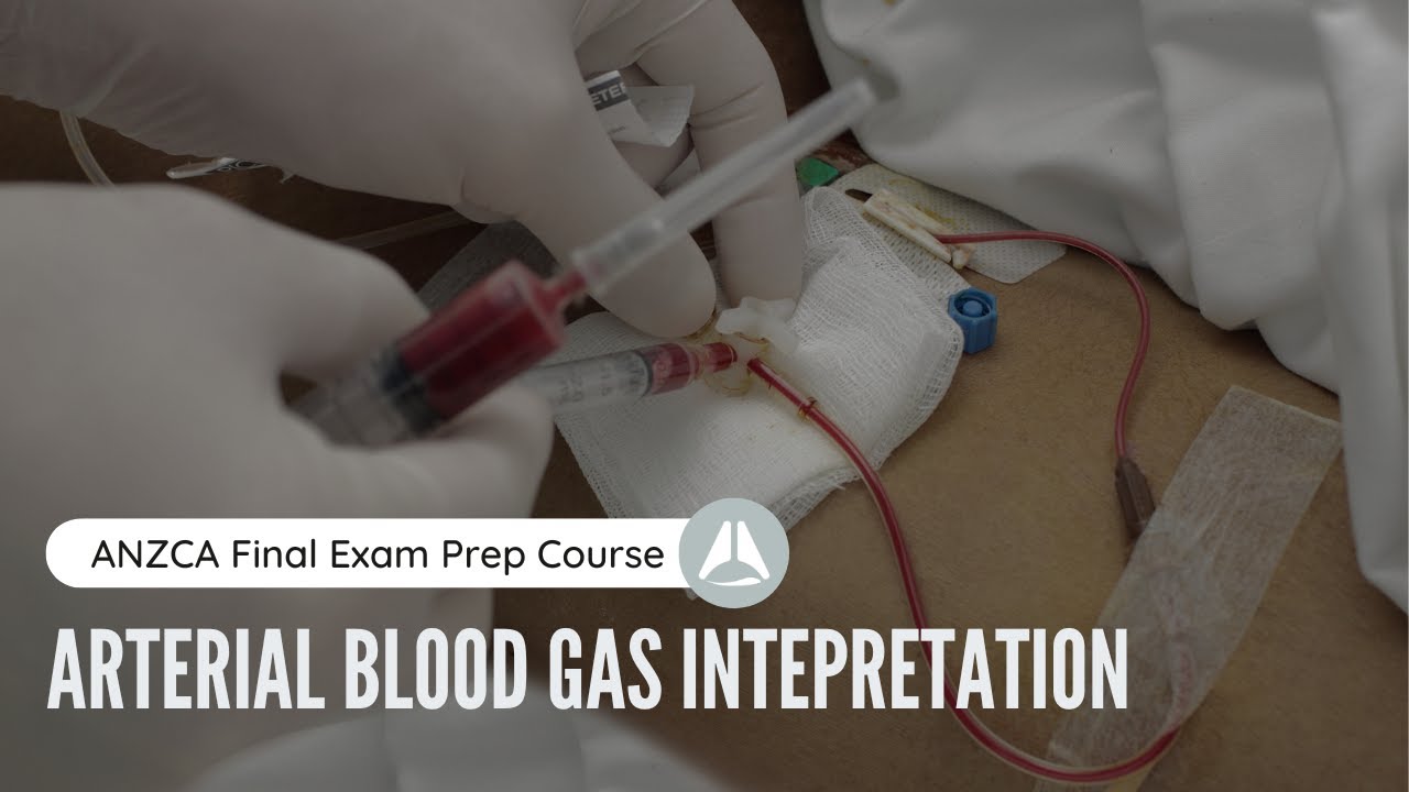 Arterial blood gas Interpretation | #abg #anesthesia #anesthesiology