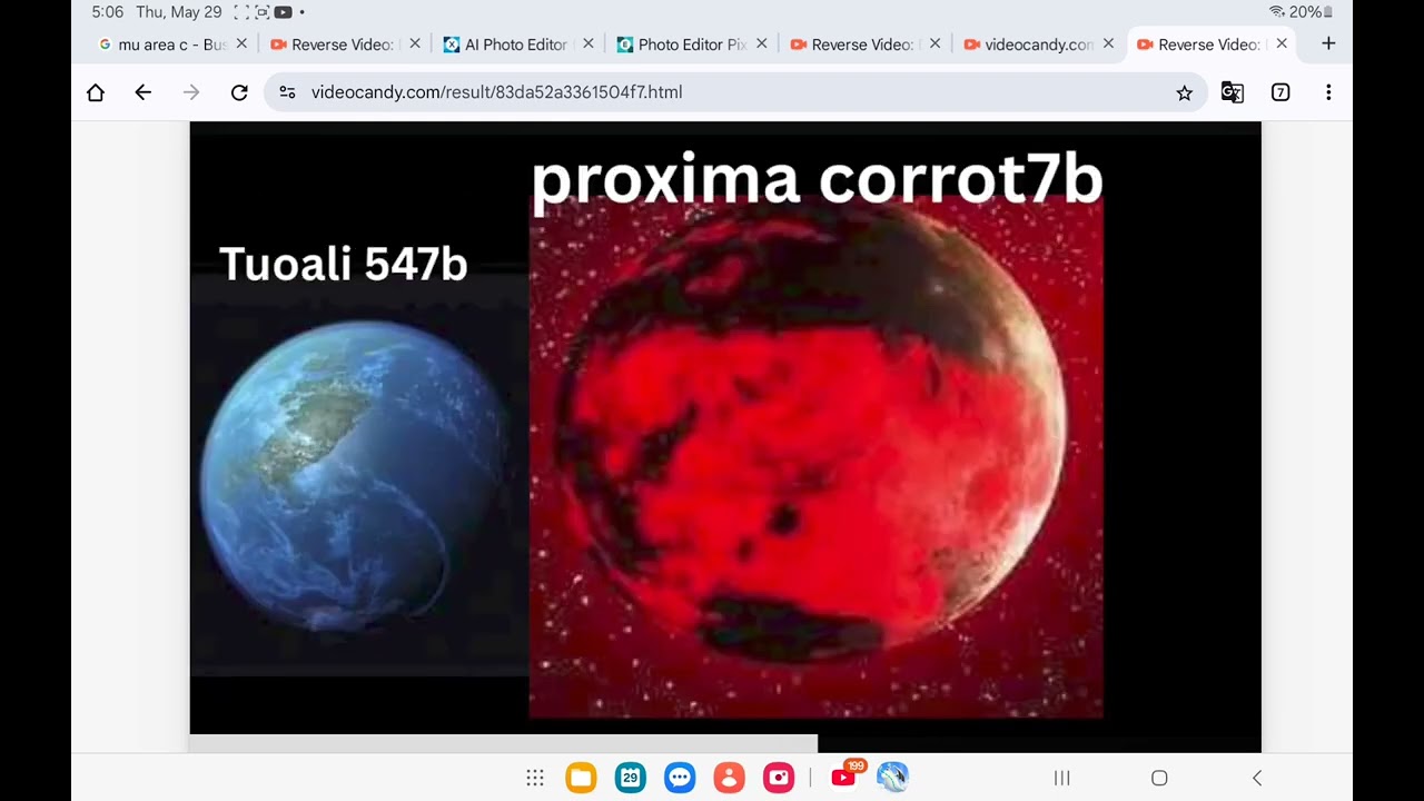 Size comparison binary planets On may Thusday
