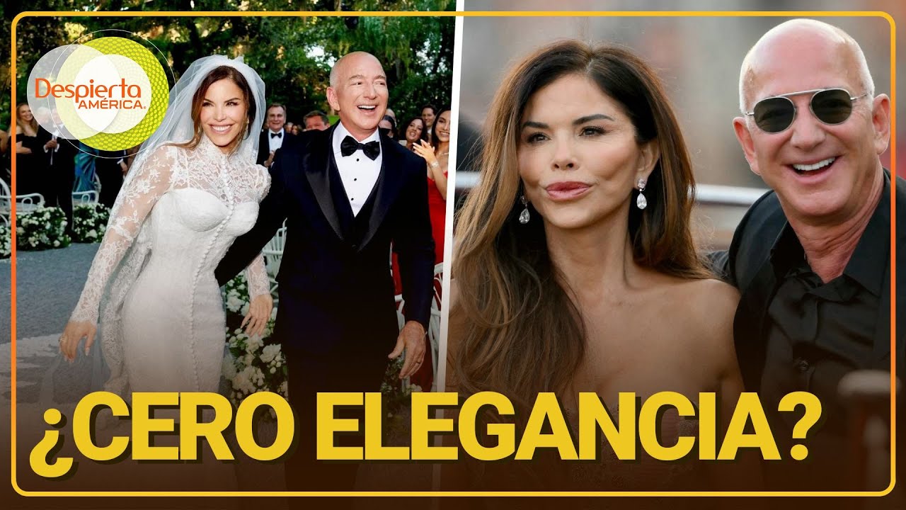 Millonaria boda de Jeff Bezos y Lauren Sánchez es criticada por sus invitados | Despierta América