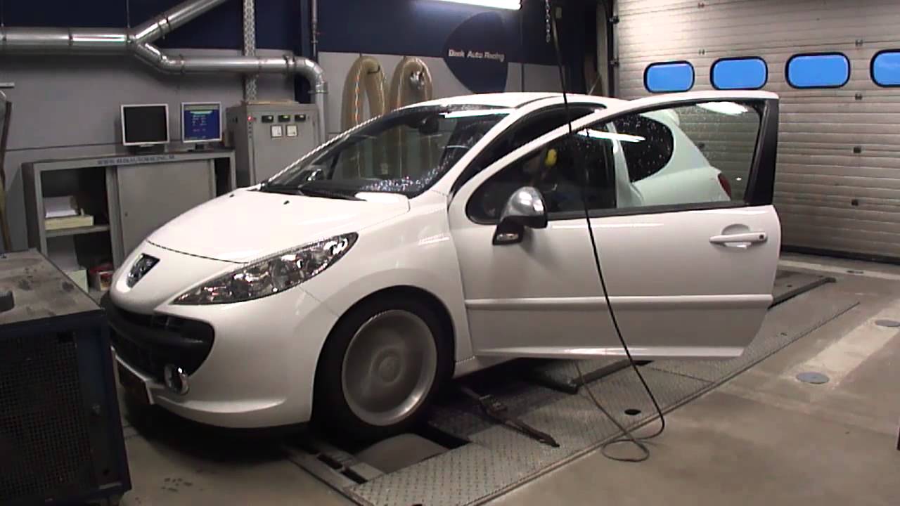 Peugeot 207 Dyno Run / Chip Tuning - at Beek Auto Racing