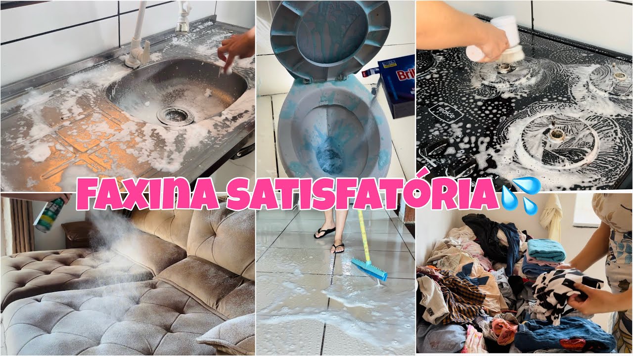 ASMR: LIMPEZA SATISFATÓRIA NA CASA TODA/MUITA BAGUNÇA🤮🤦🏻‍♀️