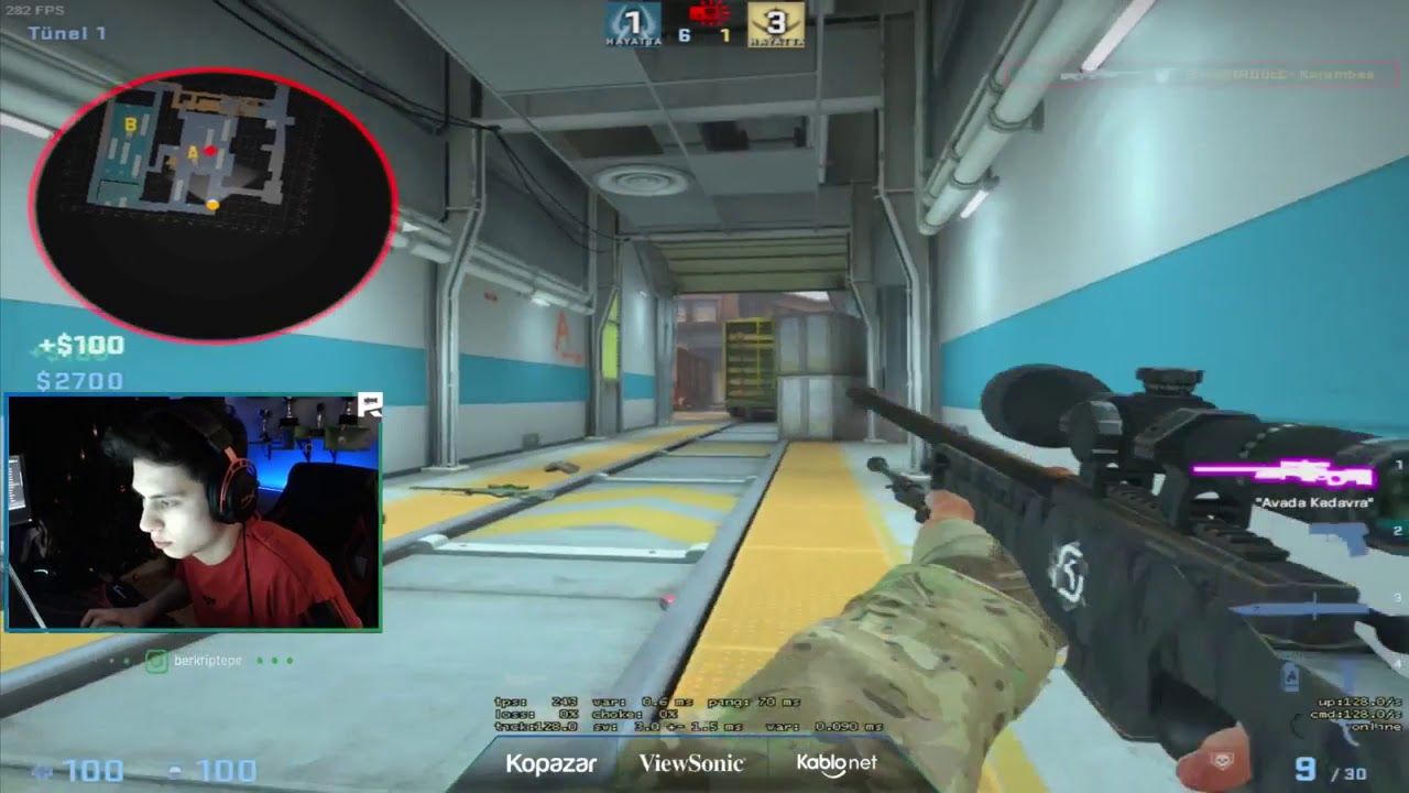 BERK RIP TEPE SAHURA KADAR İZLEMELİK CSGO FACEIT TRAIN MAP