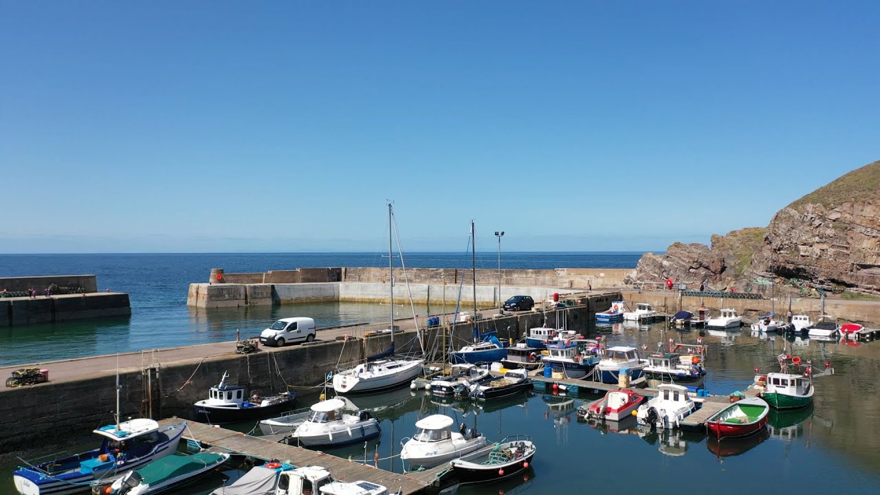 Portknockie Harbour video